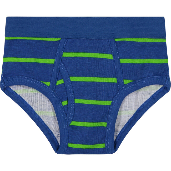 Boys Eight Pack Briefs - Series 1, Blue Travel - Underwear - 9