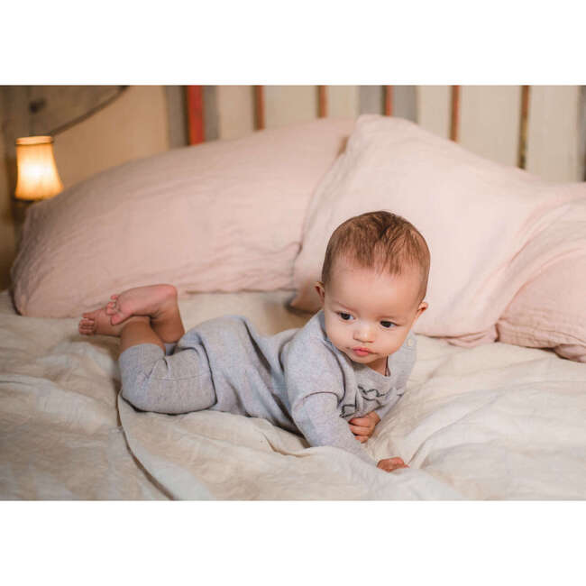 Lion Onesie, Grey - Onesies - 5