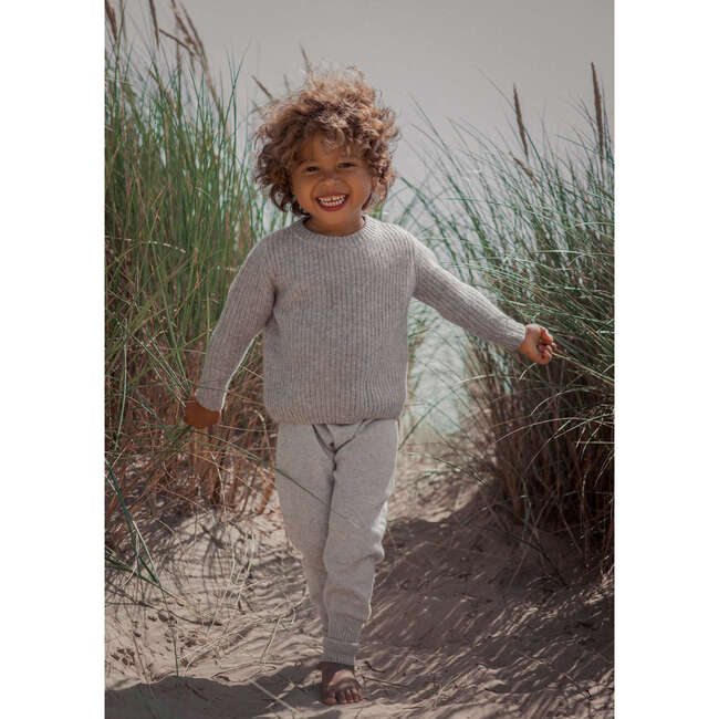 Fisherman Jumper, Grey - Sweaters - 4