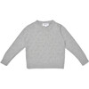 Bobble Jumper, Grey - Sweaters - 1 - thumbnail