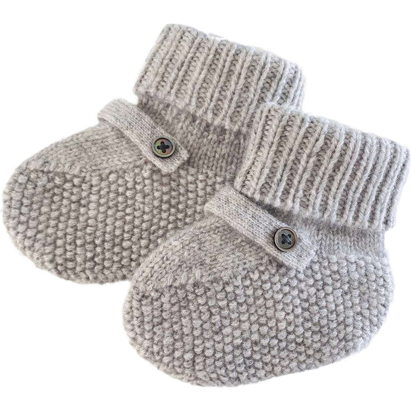 Baby Shoes, Grey - Booties - 1