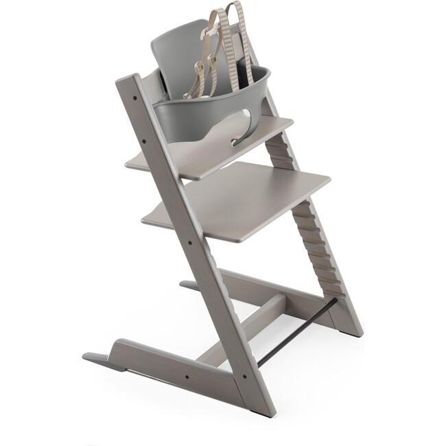 Tripp Trapp® High Chair (includes Tripp Trapp® + Baby set), Oak Greywash