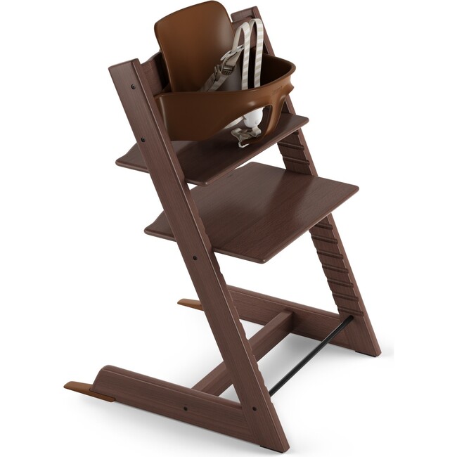 Tripp Trapp® High Chair (includes Tripp Trapp® + Baby set), Walnut Brown