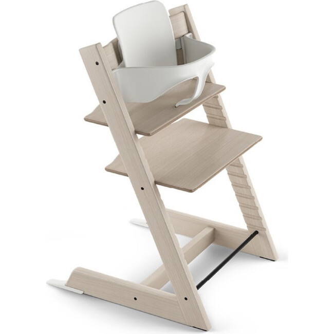 Tripp Trapp® High Chair (includes Tripp Trapp® + Baby set), Whitewash