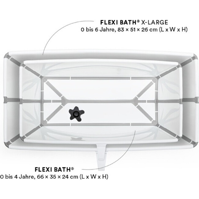 Flexi Bath® X-Large, White - Tubs - 4