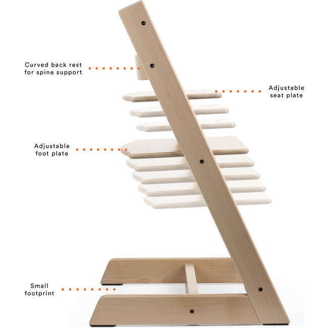 Tripp Trapp® Chair, Storm Grey - Highchairs - 3