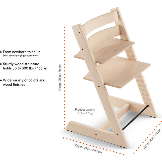 Tripp Trapp® Chair, Storm Grey - Highchairs - 4