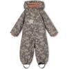Printed Wisti Snow Suit, Agave Green - Snowsuits - 1 - thumbnail