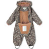 Printed Wisti Snow Suit, Agave Green - Snowsuits - 3 - thumbnail