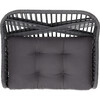 Rope Woven Pet Bed Settee with Cushion - Pet Beds - 7