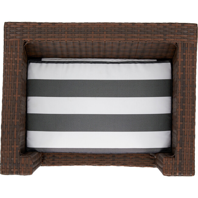Wicker Pet Rattan Bed with Cushions - Pet Beds - 8