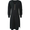 Women's Maternity Eva Sweater Dress, Black - Dresses - 2