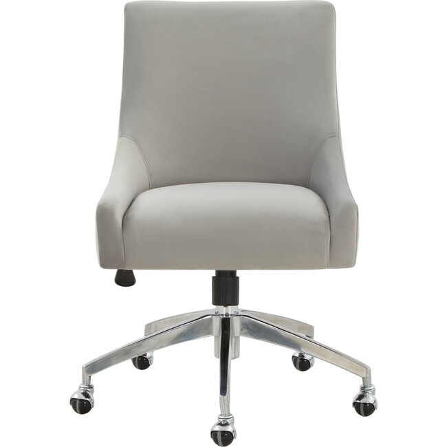 Jakob Adjustable Swivel Desk Chair, Grey