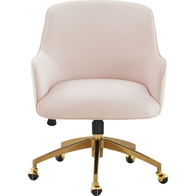 Kierstin Adjustable Swivel Desk Chair, Pink - Desk Chairs - 1