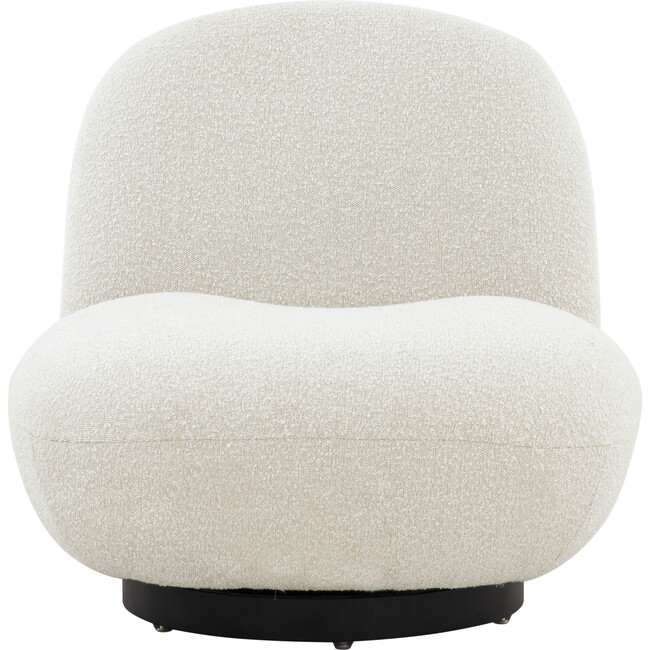 Stevie Boucle Accent Chair, Cream