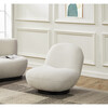 Stevie Boucle Accent Chair, Cream - Accent Seating - 2 - thumbnail