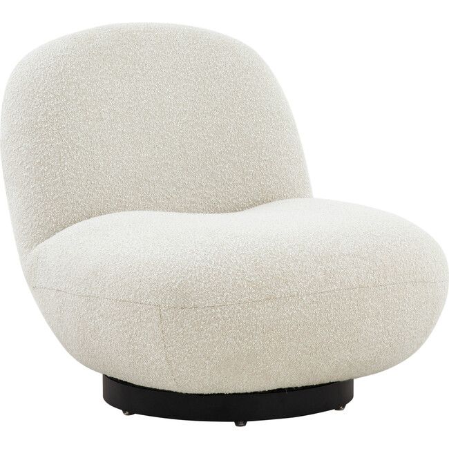 Stevie Boucle Accent Chair, Cream - Accent Seating - 3