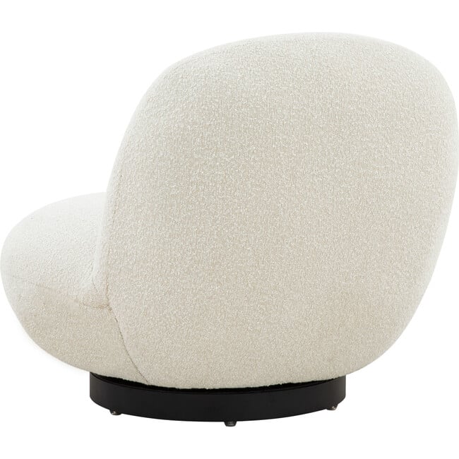 Stevie Boucle Accent Chair, Cream - Accent Seating - 5