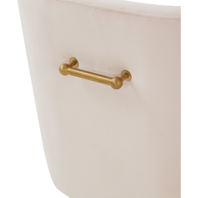 Jakob Adjustable Swivel Desk Chair, Pink - Desk Chairs - 4