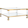 Angie Acyrlic Coffee Table, Clear - Accent Tables - 3 - thumbnail