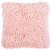 Shag Modish Metallic Pillow, Pink - Decorative Pillows - 1 - thumbnail