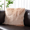 Cali Shag Pillow, Pink - Decorative Pillows - 2