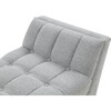 Damian Tufted Bench, Grey - Accent Seating - 4