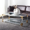 Louisa Acyrlic Coffee Table, Clear - Accent Tables - 2