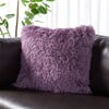 Shag Modish Metallic Pillow, Purple - Decorative Pillows - 2