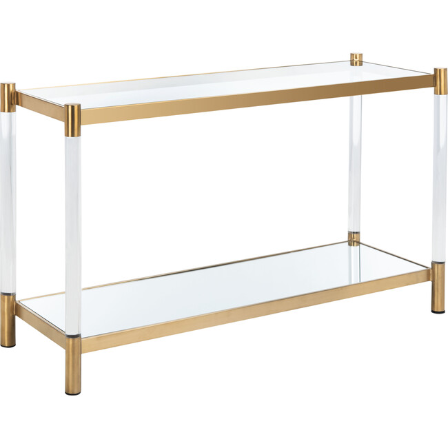 Shayla Acrylic Console Table, Clear - Accent Tables - 3