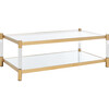 Shayla Acrylic Coffee Table, Clear - Accent Tables - 3