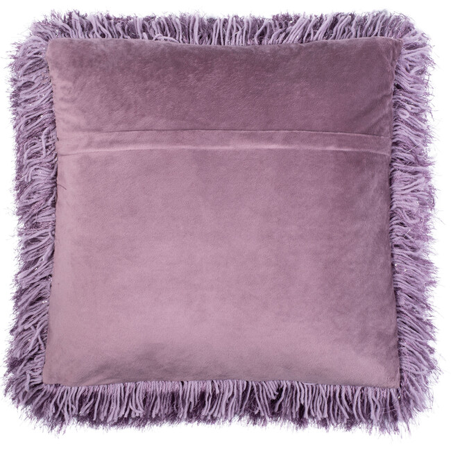 Shag Modish Metallic Pillow, Purple - Decorative Pillows - 4