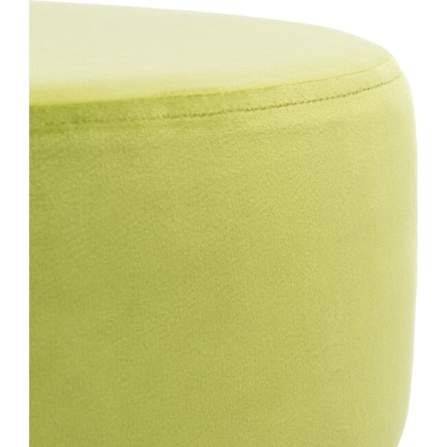 Abrea Round Ottoman, Green - Ottomans - 4