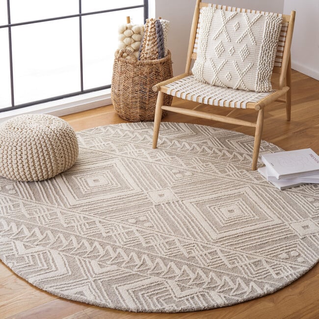 Metro Rug, Grey/Ivory - Rugs - 3