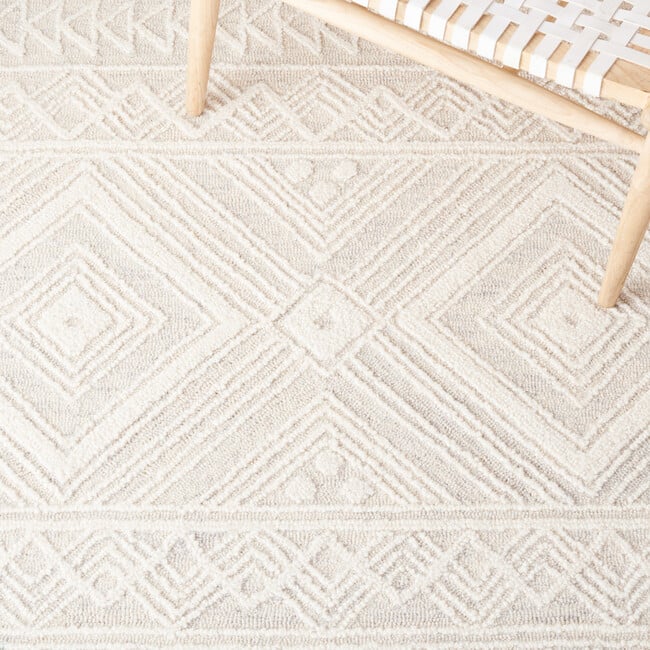 Metro Rug, Grey/Ivory - Rugs - 7