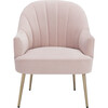 Areli Accent Chair, Pink - Accent Seating - 1 - thumbnail