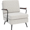 Lohan Arm Chair, Grey - Accent Seating - 3