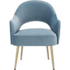 Dublyn Accent Chair, Blue - Accent Seating - 1 - thumbnail