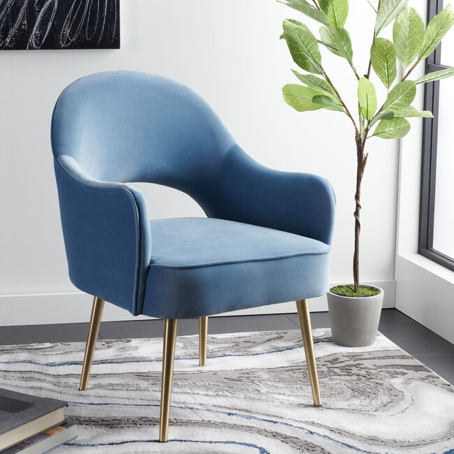 Dublyn Accent Chair, Blue - Accent Seating - 2