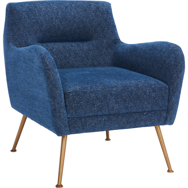 Tilbrook Arm Chair, Navy - Accent Seating - 3