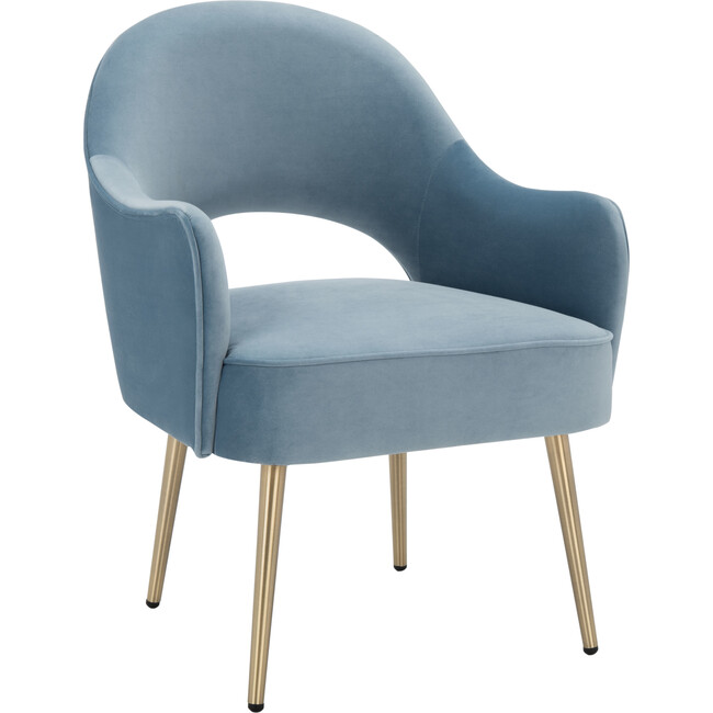 Dublyn Accent Chair, Blue - Accent Seating - 3