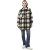 Women's Debra Jacket, Noir Plaid - Coats - 2