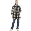 Women's Debra Jacket, Noir Plaid - Coats - 4