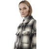 Women's Debra Jacket, Noir Plaid - Coats - 5