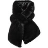 Women's Luna Scarf, Noir - Scarves - 1 - thumbnail