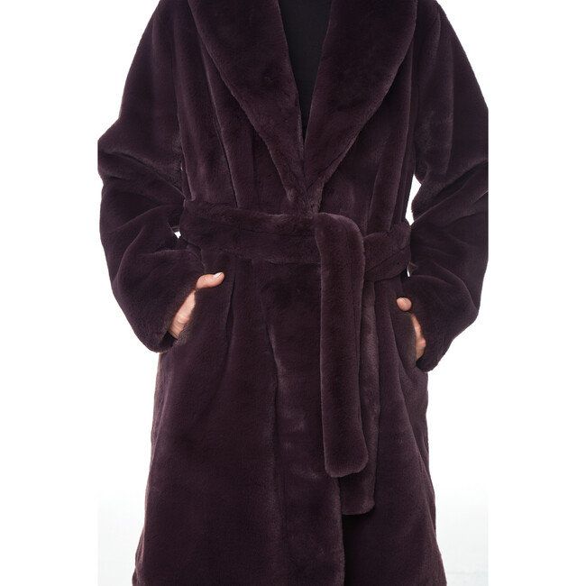 Women's Bree Faux Fur Jacket, Tobacco - Coats - 6