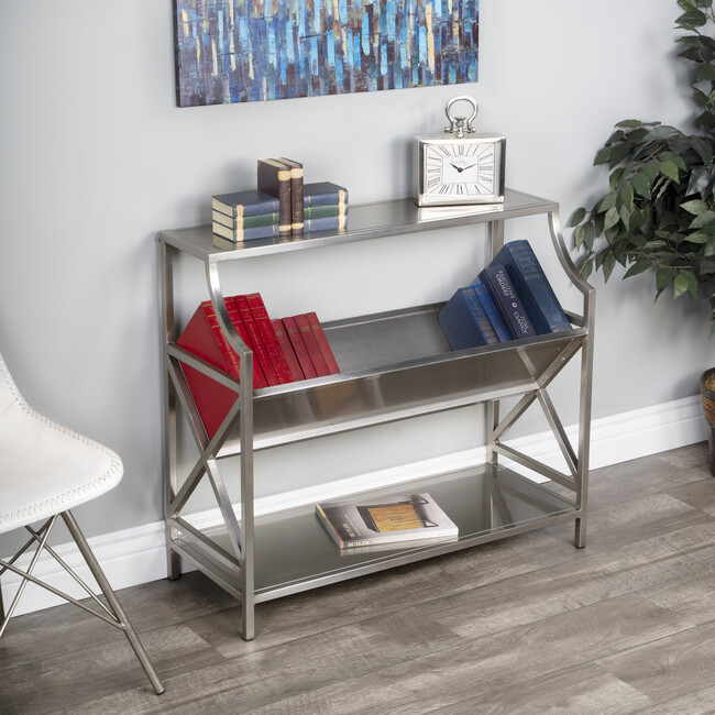 Keats Library Bookcase, Silver