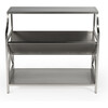 Keats Library Bookcase, Silver - Bookcases - 3