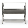 Keats Library Bookcase, Silver - Bookcases - 6