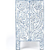 Trubadur Bone Inlay 3-Drawer Chest, Blue/White - Dressers - 6